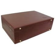 Large Expandable Faux Leather Attach Case
