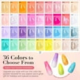 thumbnail image 2 of Kit de uñas en polvo AZUREBEAUTY, 170 unidades, con 36 colores y herramientas, 2 of 8