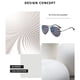 thumbnail image 5 of Paquete de 3 gafas a granel USA America - Gafas de sol de aviador con bandera estadounidense - Accesorio patriótico para el 4 de julio, 5 of 6