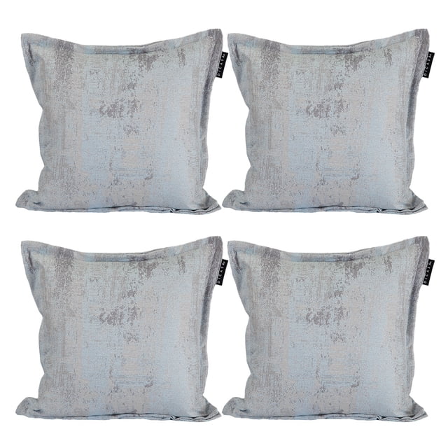 Cojin Decorativo Cuadrado Set de 4 Baby Azul