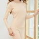 thumbnail image 4 of Ropa interior térmica Long Johns para mujer, conjunto de pijama con base de lana para clima frío, 4 of 7