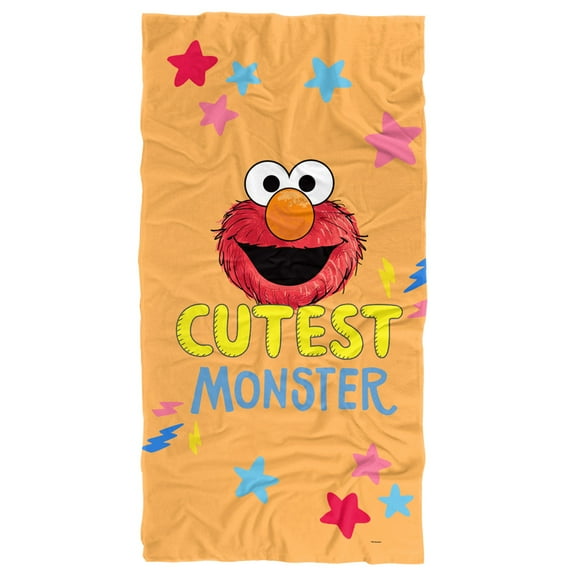 Sesame Street Cutest Monster Officially Licensed Beach Towel 30' X 60'
