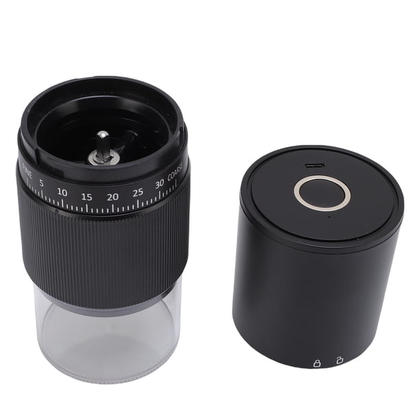 Molinillo de Café Eléctrico, Molinillo de Granos de Café Portátil USB Configuraciones Ajustables parapresso French Press