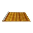 thumbnail image 2 of Ahgly Company Machine Washable Indoor Rectangle Abstract Yellow Modern Area Rugs, 3' x 5', 2 of 4