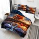 thumbnail image 2 of Juego de Funda Nórdica, Tamaño King, El Lago de los Cisnes con Rosa Dorada juego de cama para Gilrs, 2 of 7