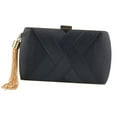 thumbnail image 4 of Bolso de mano de noche de Seda Macarena Elegante con borla, 4 of 7