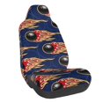 thumbnail image 1 of Wukai Bowling Ball And Flame Full Set Car Seat Covers with Soft Padding Universal Auto Front Seats Protector and Cushion Mat, 1 of 5
