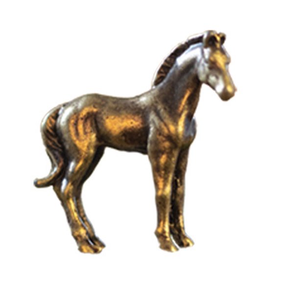 Bronze Alloy Horse Statue Detailed Carving Home Office Garden Decorative Desk top Craft
