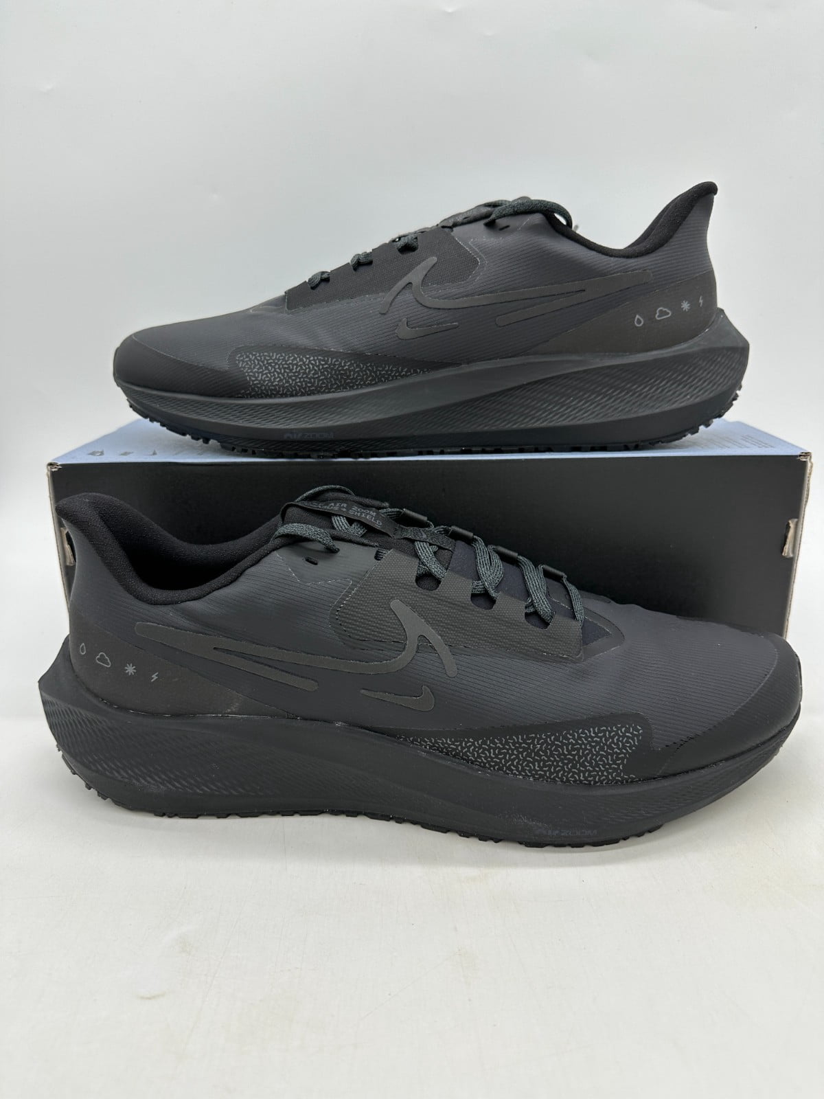 Nike Men's Air Zoom Pegasus 40 White Obsidian Running Shoes, from