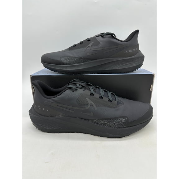 Nike Air Zoom Pegasus 39 Shield Men's Size 10 Black Athletic Shoes DO7625 001