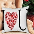 thumbnail image 3 of Hwkond Couch Throw Pillows Valentine's Day Linen Pillowcase Home Sofa Cushion Pillowcase,MulticolorC, 3 of 5