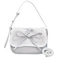 thumbnail image 3 of Bolso Hombro para Mujer Pajarita Hobo Cuero Pu () Rosa, 3 of 8