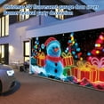 thumbnail image 4 of 157" x 71" FT Christmas Garage Door Cover, Large Outdoor UV Fluorescent Xmas Banner Wrap, Holiday Yard Decor for Home, Garage, and 2025 Christmas Party (F), 4 of 7