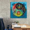 thumbnail image 6 of Epic Graffiti 'Yin Yang - Sun and Moon' by Dean Russo, Canvas Wall Art, 37"x37", 6 of 8