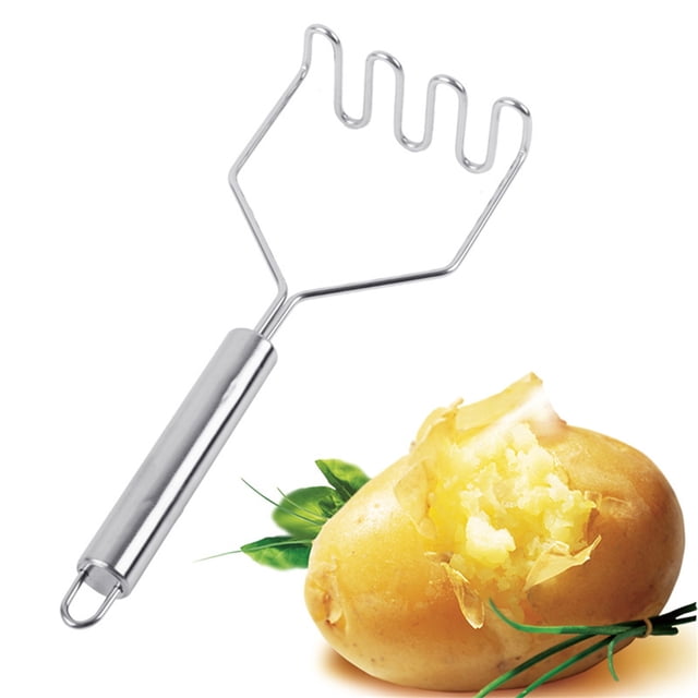 Ganfancp Acero Inoxidable Ondulado Patata Arroz Machacador de Presión Trituradora de Barro Utensilio de Cocina Liquidación Ventas Hoy Ofertas Prime 1 Pasapurés