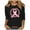 Black, variant on Alkepwun Womens Breast Cancer Awareness T Shirts Pink Ribbon Support T-Shirt Breast Cancer Shirt Inspirational Tees 3/4 Sleeve Tops