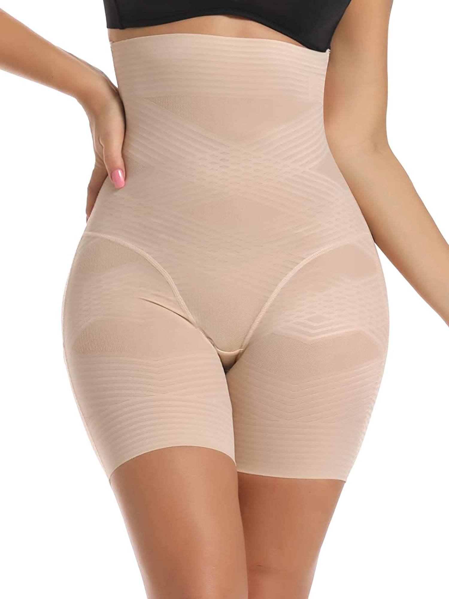 MISS MOLY High Waist Tummy Control Shorts Thigh Slimmer Shapewear Pants for Women Seamless Shaping Panties Panty Slimming Butt Lifter Underwear Briefs Knickers Body Shaper 