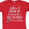 thumbnail image 4 of Inktastic Future Race Car Driver Like Daddy Boys Baby Bodysuit, 4 of 5