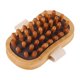 thumbnail image 3 of Cepillo de masaje corporal de madera, cepillo raspador manual Guasha para sauna, muslo y cintura. Café, 3 of 9