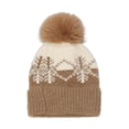thumbnail image 1 of Sombreros Sombrero Navidad Copo de Nieve Suéter Sombrero Imitación Visón Sombrero de Punto Para Mujer Sombrero de Mujer, 1 of 2