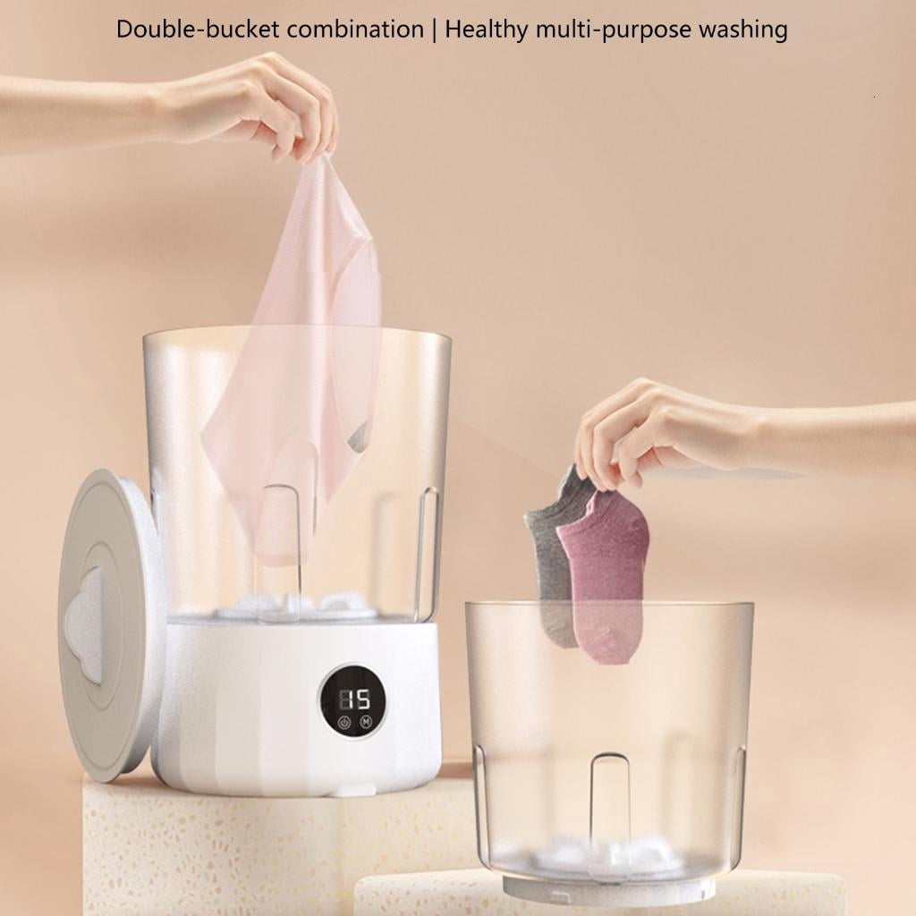 Travel Laundry Machine Underwear Washing Machine Small Clothing Washer Fast Socks Washer Suitable for Washing Small Item