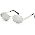thumbnail image 1 of Lunettes de Soleil Ovales SHIQI-Retro pour Femmes Hommes Petite Protection UV400 Style Tendance, 1 of 4
