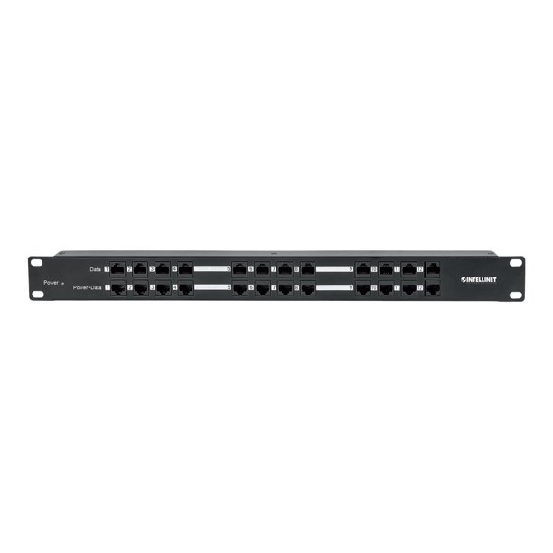 12 Port Passive PoE Patch Panel