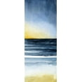thumbnail image 2 of Popp, Grace 12x24 Black Ornate Wood Framed with Double Matting Museum Art Print Titled - Layered Sunset Triptych III, 2 of 4