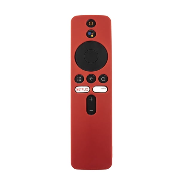 Sywqhk Funda protectora de TV con control remoto de silicona para Xiaomi Mi Box (Rojo)