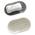 thumbnail image 1 of 2PCS Soap Rack Creative Plastic Lightweight Soap Holder Soap Dish Soap Container, 1 of 10