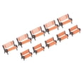 thumbnail image 1 of 10Pcs Miniature Garden Bench Assorted Color Micro Landscape Design Desktop Ornament Friends, 1 of 9