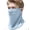 Blue, variant on Fashion Summer Cooling Neck Gaiter for Women Men Sun Blocking Neck Gaiter Half Sun Protection Half Face Mask Comfort Thin Face Cover Outdoor Sports Face Mask One Size Color Blue