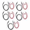 thumbnail image 1 of Bananas Plug Testing Cable Brass PA 5 Sets 30Vac 60Vdc Maximum 19A Banana Test Lead  for Electronics ANGGREK Otros, 1 of 8