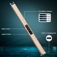thumbnail image 6 of SUPRUS Rechargeable Electric Lighter, Arc Candle Lighter, Gold, 1 Pack, 6 of 8