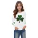thumbnail image 4 of Blusas y camisas de manga larga con cuello redondo, moda del Día de San Patricio, blusa informal con estampado bonito de manga larga para niños y niñas., 4 of 5