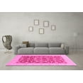 thumbnail image 3 of Ahgly Company Indoor Rectangle Oriental Pink Traditional Area Rugs, 7' x 10', 3 of 4