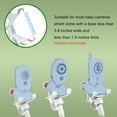 thumbnail image 3 of Newest Upgraded Multifunction Universal Camera Holder Stand For Baby Monitor Mount On Bed Cradle Adjustable Long Arm Bracket White, 3 of 6