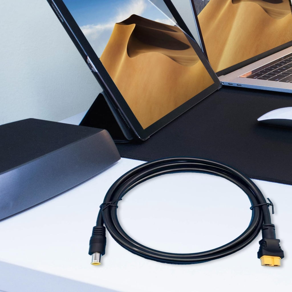 Lerpwige 150cm DC7909 Male to XT60 Female Power Adapter Cable for Solar Panel and Outdoor Energy Storage