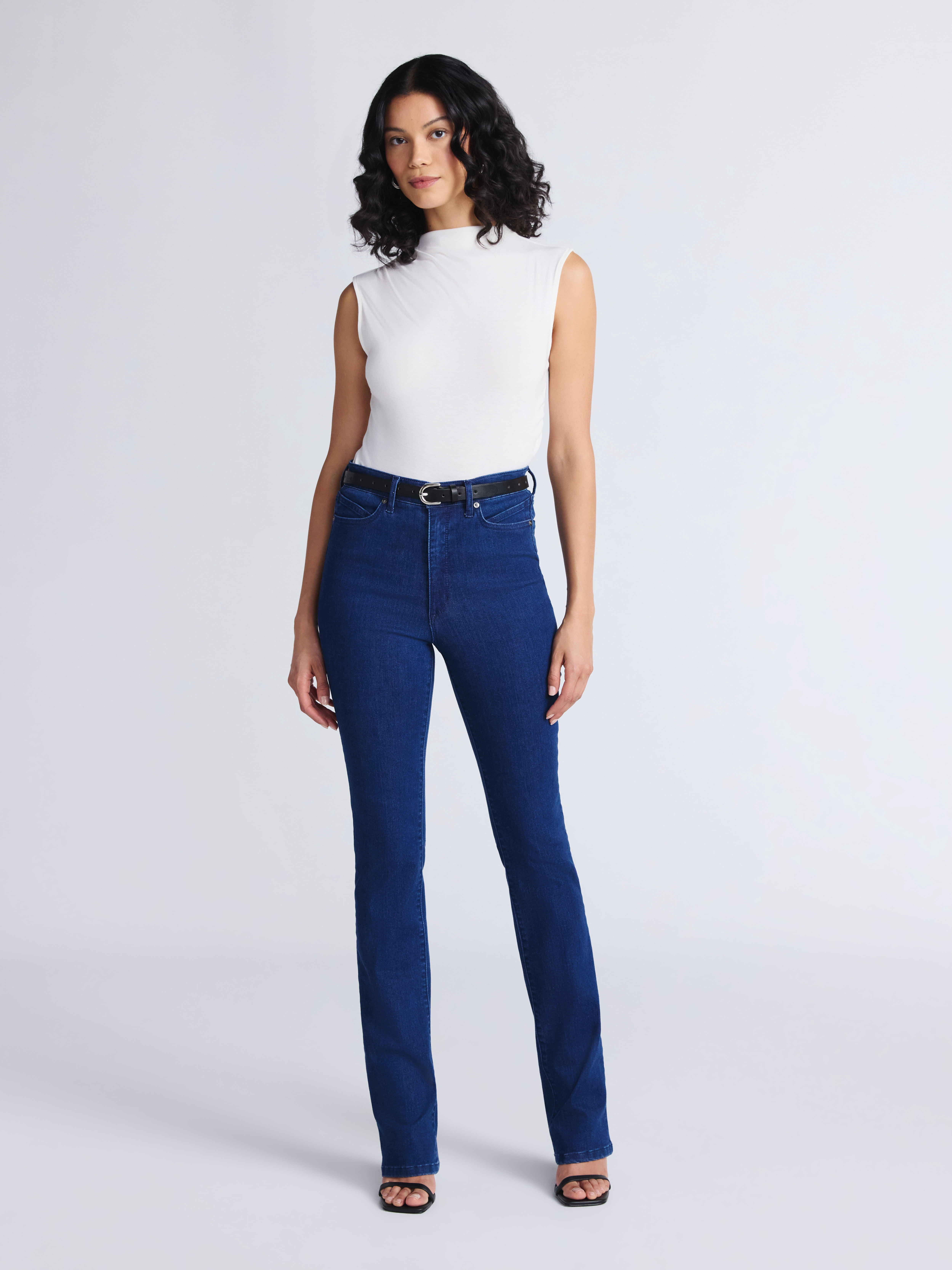 Sofia by Sofia Vergara Women's and Women's Plus Size Marisol Bootcut Curvy Super High Rise Jeans, 30.5", 32.5" and 34.5" Inseams, Sizes 0-28