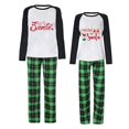thumbnail image 4 of Pijama navideño a juego para pareja, Conjunto de pijama verde de hombre de jengibre para Papá Noel, 4 of 4