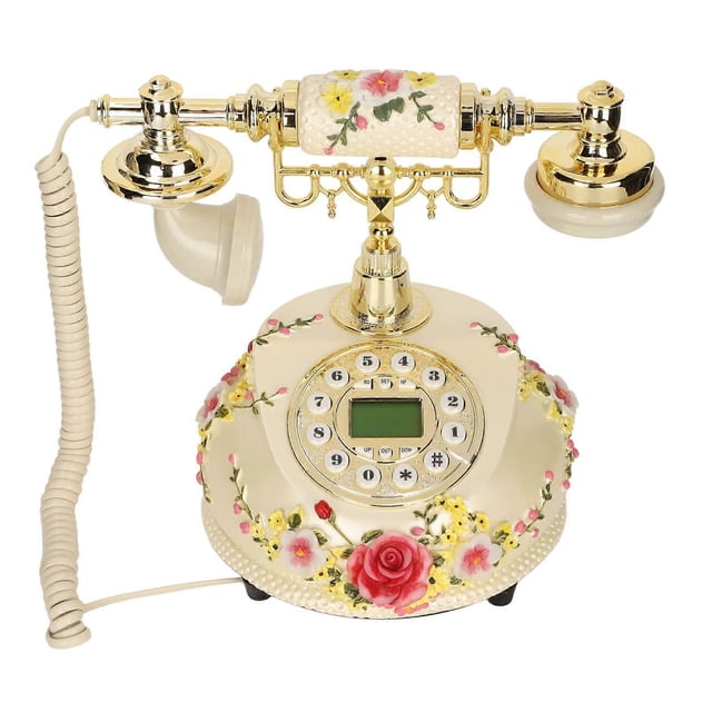 Teléfono Vintage Shaofei con Sonido Claro y Almacenamiento de Números