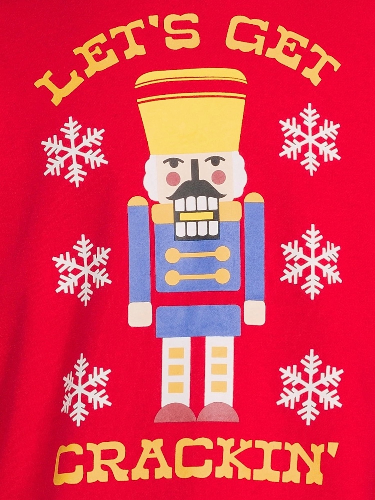 Holiday Christmas Men's & Big Men's Nut Cracker and I Tried Graphic Sweatshirt & T-shirt, 2-Pack