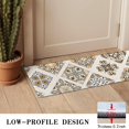 thumbnail image 2 of Bohemian Retro Floral Non-Slip Entryway Door Mat,Boho Indoor Decor Durable Low Plush Door Mat,Washable Welcome Rug for Patio Hallway Home Decor 16x47 Inches, 2 of 3