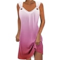 thumbnail image 2 of sovlvnd Womens Summer Dresses Geometric Printed Elegant Camisole Round Neck Dress Womens Tank Dresses Casual Summer Plus Size Summer Dresses, 2 of 5