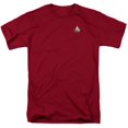 thumbnail image 1 of Star Trek-Tng Emblème de Commande - Manches Courtes Adulte 18-1 Tee - Cardinal & 44; Petit, 1 of 1