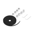 thumbnail image 4 of Kit de Correa de Rueda Sincrónica Bling Bling Aleación de Aluminio Juego de Poleas 20 Dientes 5 Metros, 4 of 12