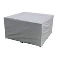 thumbnail image 1 of 210D Oxford Cloth Outdoor Silver Furniture Table And Chair Waterproof Cover, 1 of 7