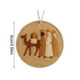 thumbnail image 2 of zhmrfg Hand-Embroidered Christmas Ornament Holiday Gift Hanging Decoration Religious Scene Soft Durable Fabric Indoor Outdoor Home Accent Festive Celebration Seasonal Decoration, 2 of 2