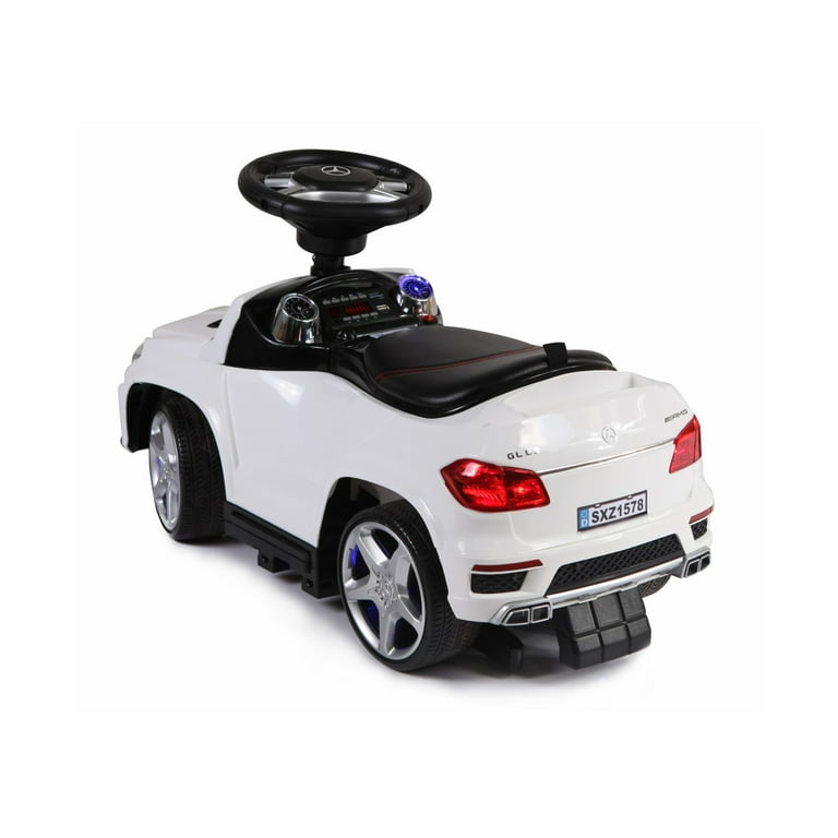 Mercedes-Benz AMG GL63 4-in-1 Ride On - Push Bar, Leather Seat
