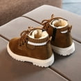 Boys Toddler Boots Lace Up Warm Shoes for Boys and Girls, Running